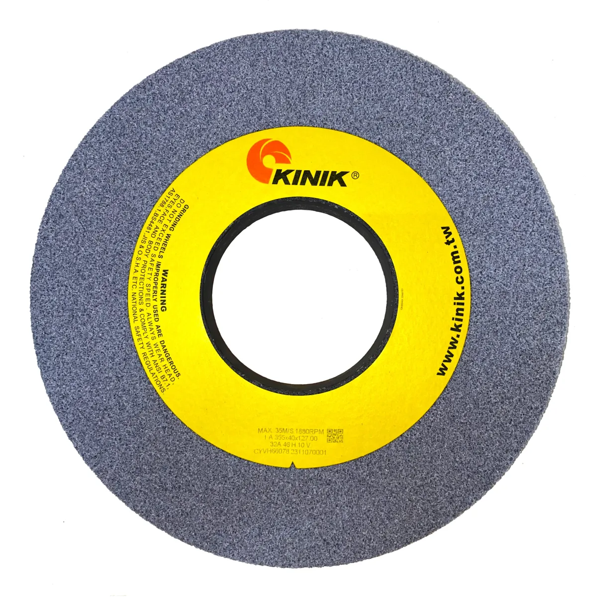 Kınık 1A 355x40x127 32A 46H 8V Satıh Taşlama Taşı — görsel 1