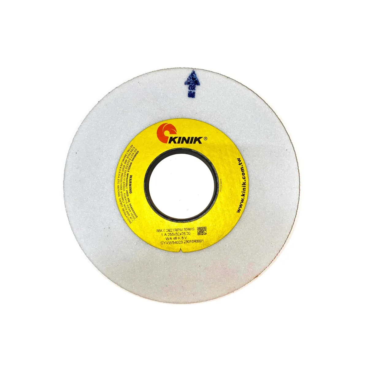 Kınık 1A 255x32x76,2  WA 46K 8V Satıh Taşlama Taşı — görsel 1