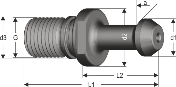 Değerli BT40 45 Derece İçten Su Vermesiz Pullstud