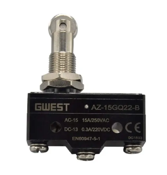 Gwest - 6820  AZ - 15GQ22-B - Dikey Metal Makaralı Switch