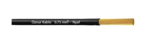 Öznur 1x0,75 NYAF Kablo  100mt. — Mavi — görsel 4