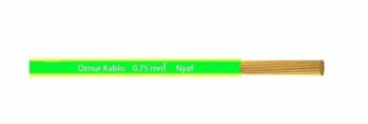 Öznur 1x0,75 NYAF Kablo  100mt. — Mavi — görsel 5