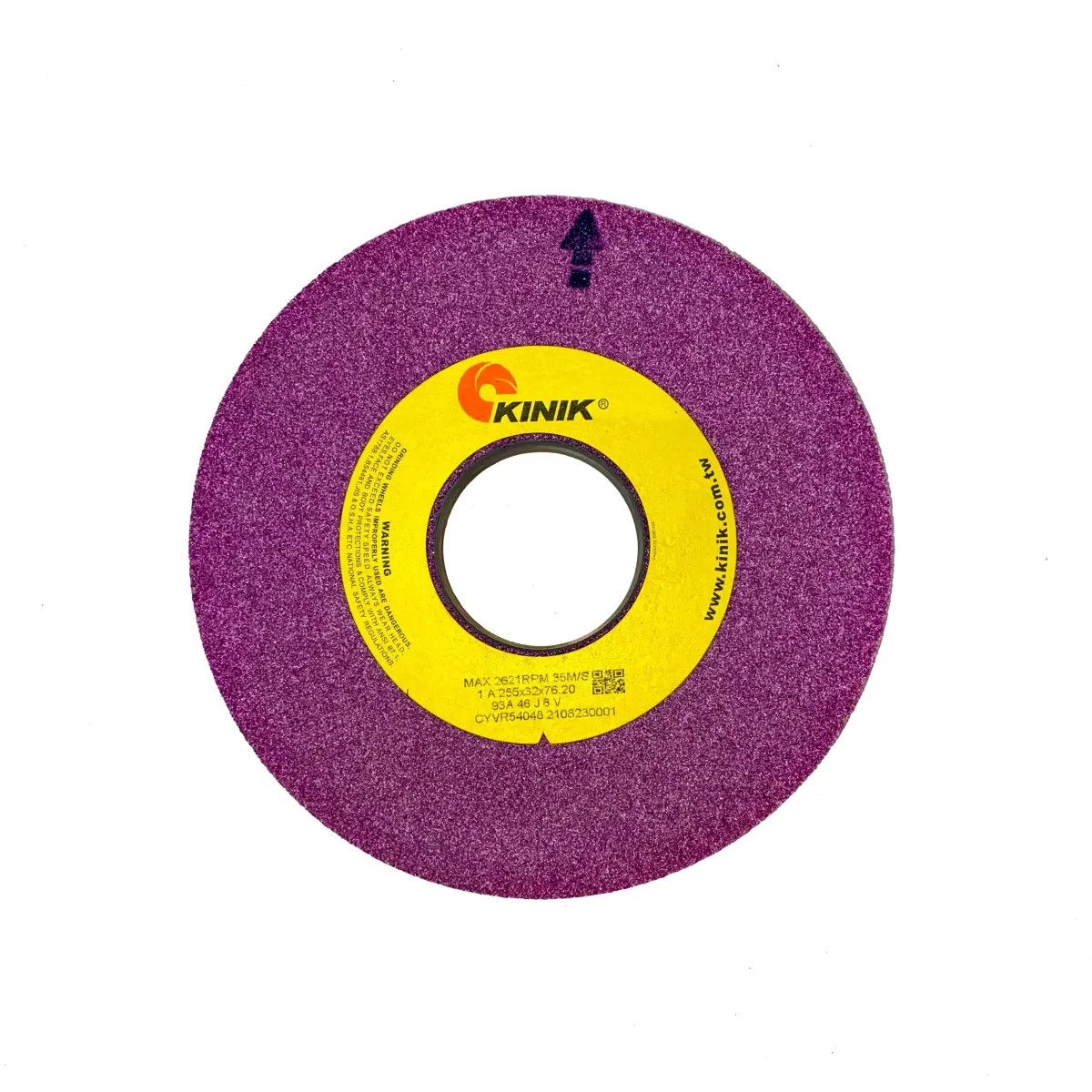 Kınık 1A 255x32x76,2  93A 46J 8V Satıh Taşlama Taşı — görsel 1