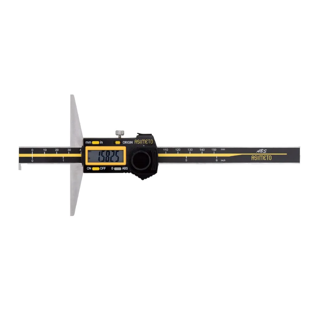 Asimeto AS-322087 0-200Mmx0.01 Tek Kanca Dijital Derinlik Kumpası — görsel 1