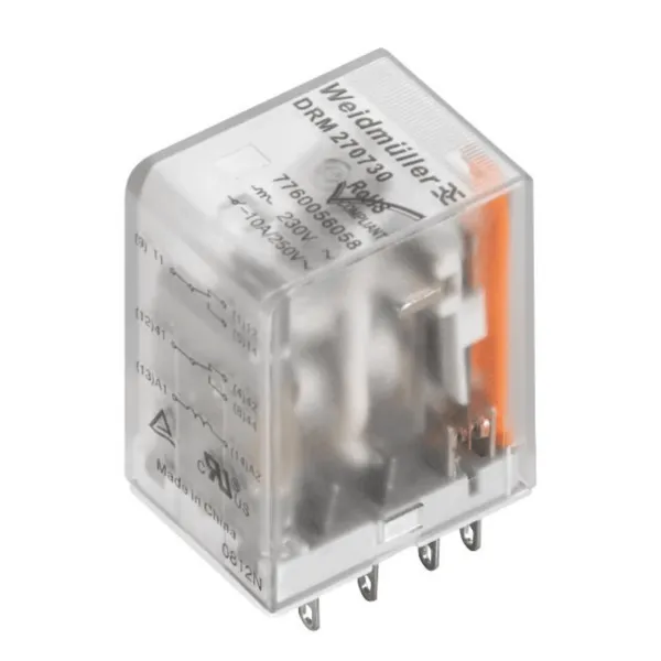 Weidmüller 7760056086 4 Kontak 230 Vac 5A Röle