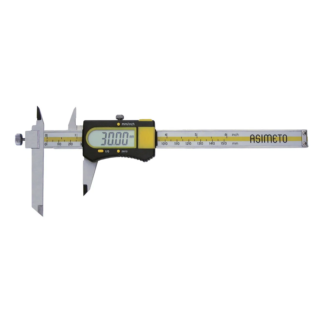 Asimeto AS-317080  0-200 mm x 0.01 Ayarlanabilir Çeneli  Dijital Kumpas — görsel 1