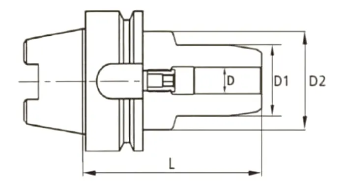 CEBIO HSK63 - 20 - A:100 Hidrolik Tutucu — görsel 2