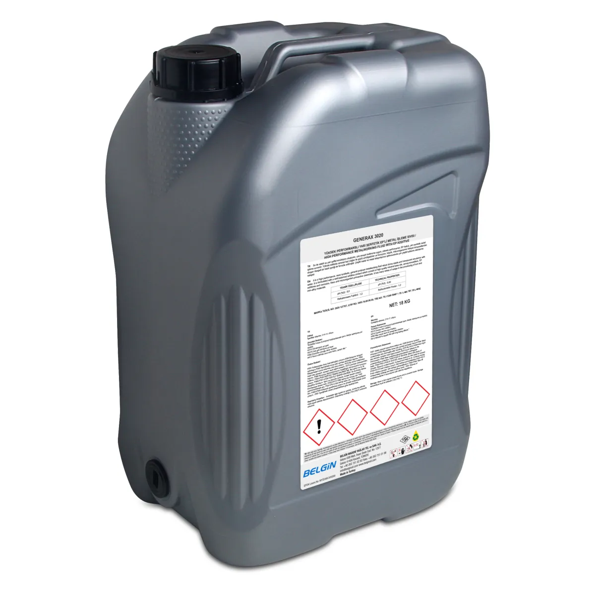 Belgin Generax 3020 CNC Bor Yağı 18Kg — görsel 1