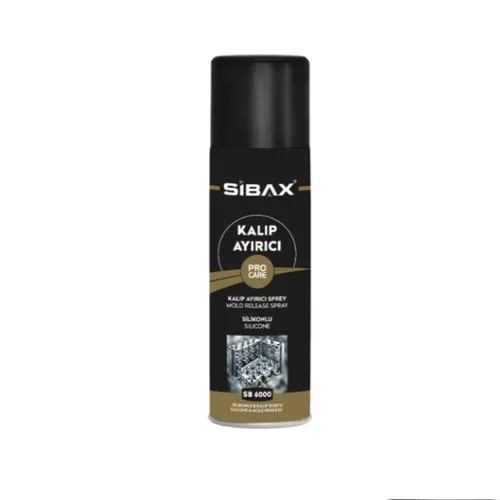 Sibax SB6000 Kalıp Ayırıcı Silikonlu Sprey 24'lü Koli — görsel 1