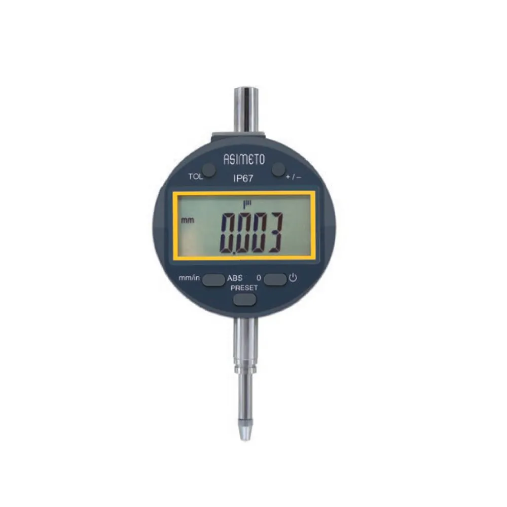 Asimeto AS-408016 0-12.5Mmx0.001 Ip67 Dijital Komparatör Saati — görsel 1