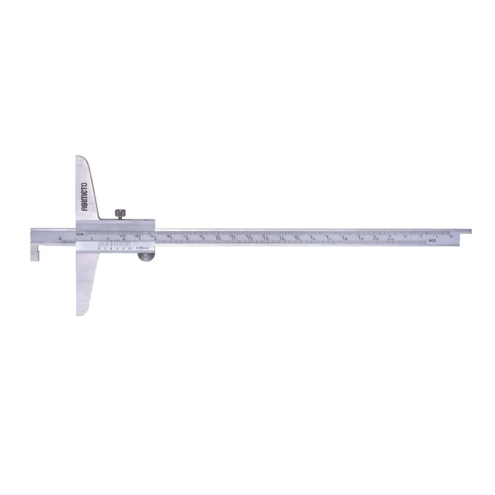 Asimeto AS-322082 0-200mmx0.05 Tek Kanca Mekanik Derinlik Kumpası — görsel 1