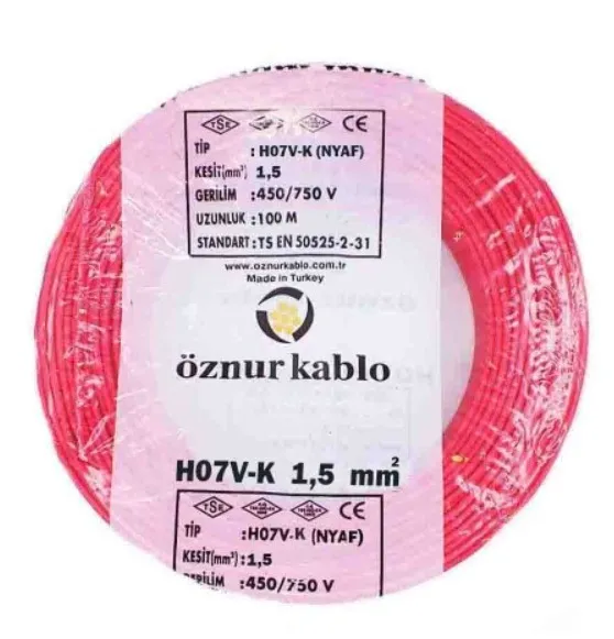 Öznur 1,5 Nyaf Kablo 100mt. — Siyah — görsel 9
