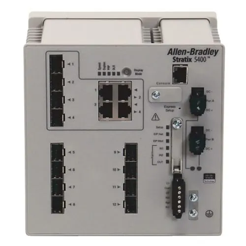 Allen-Bradley Stratix 5700 12 Port 1783-HMS8S4CGN Yönetilebilir Siviç