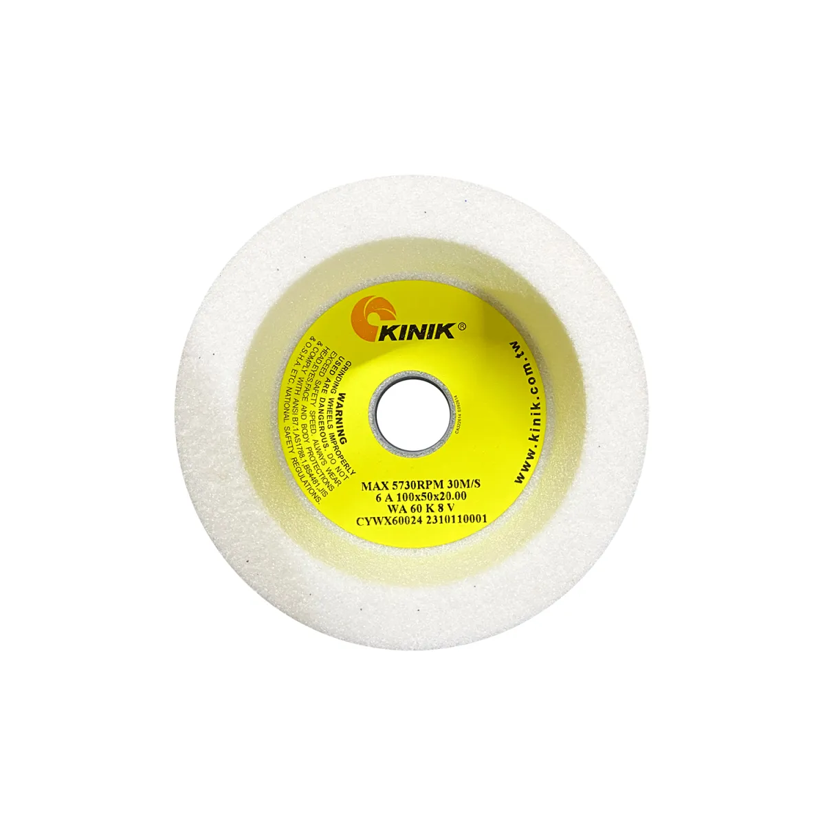 Kınık 6A 100x50x20  WA 60K 8V Takım Bileme Taşı 3'lü Set — görsel 2