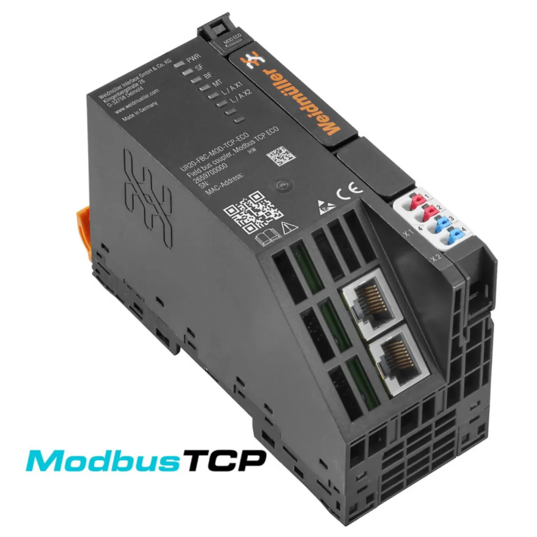 Weidmüller 2659700000 UR20 Modbus/TCP Coupler Eco — görsel 1