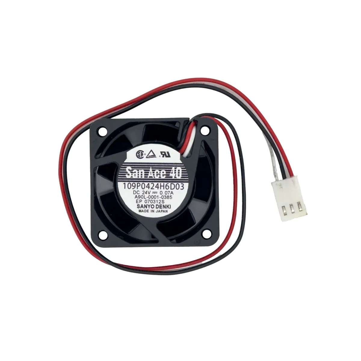 Sanyo Denki A90L-0001-0385 190P0424H6D03 40x40x20mm Sürücü Fanı — görsel 1