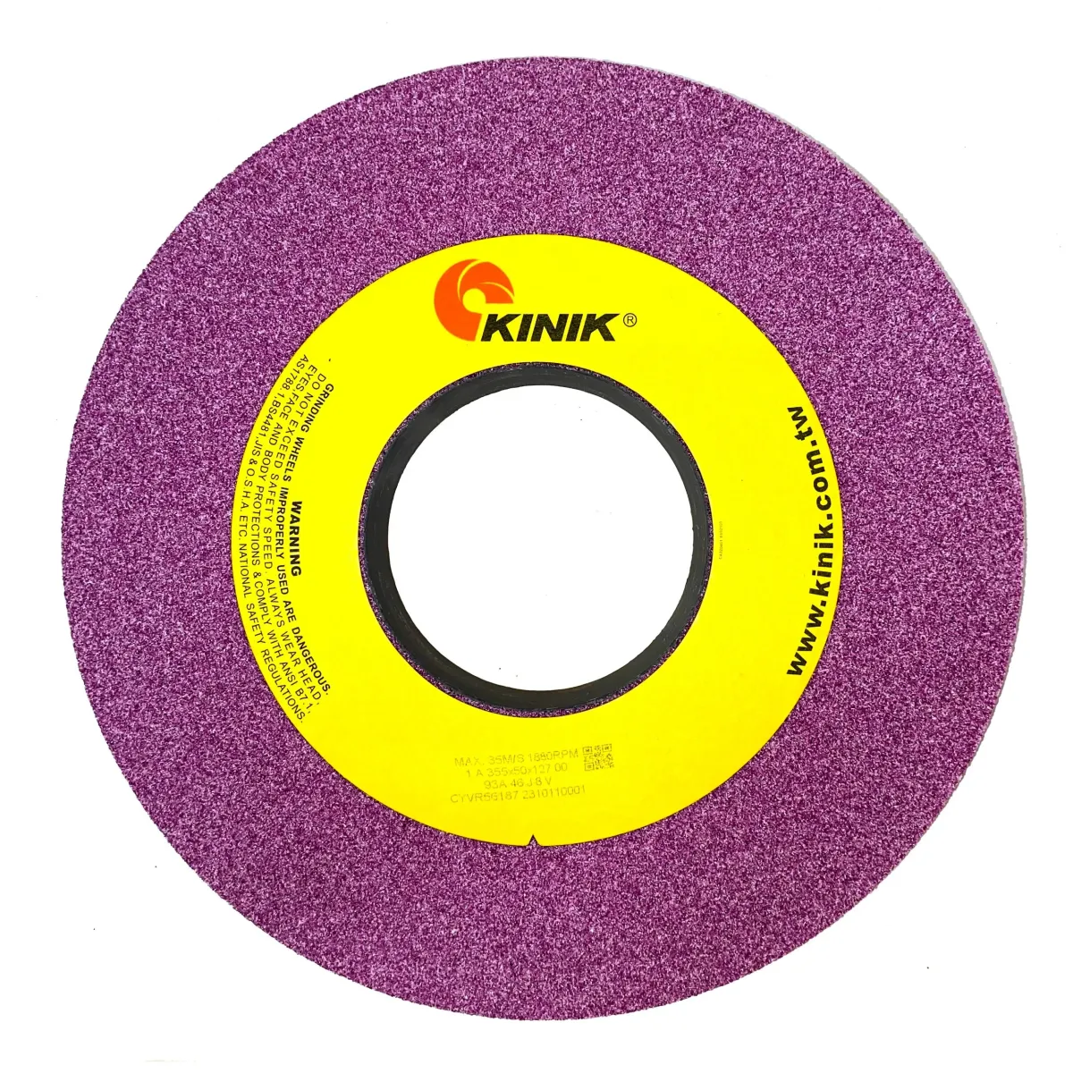 Kınık 1A 355x50x127  93A 46 J 8 V Satıh Taşlama Taşı — görsel 1