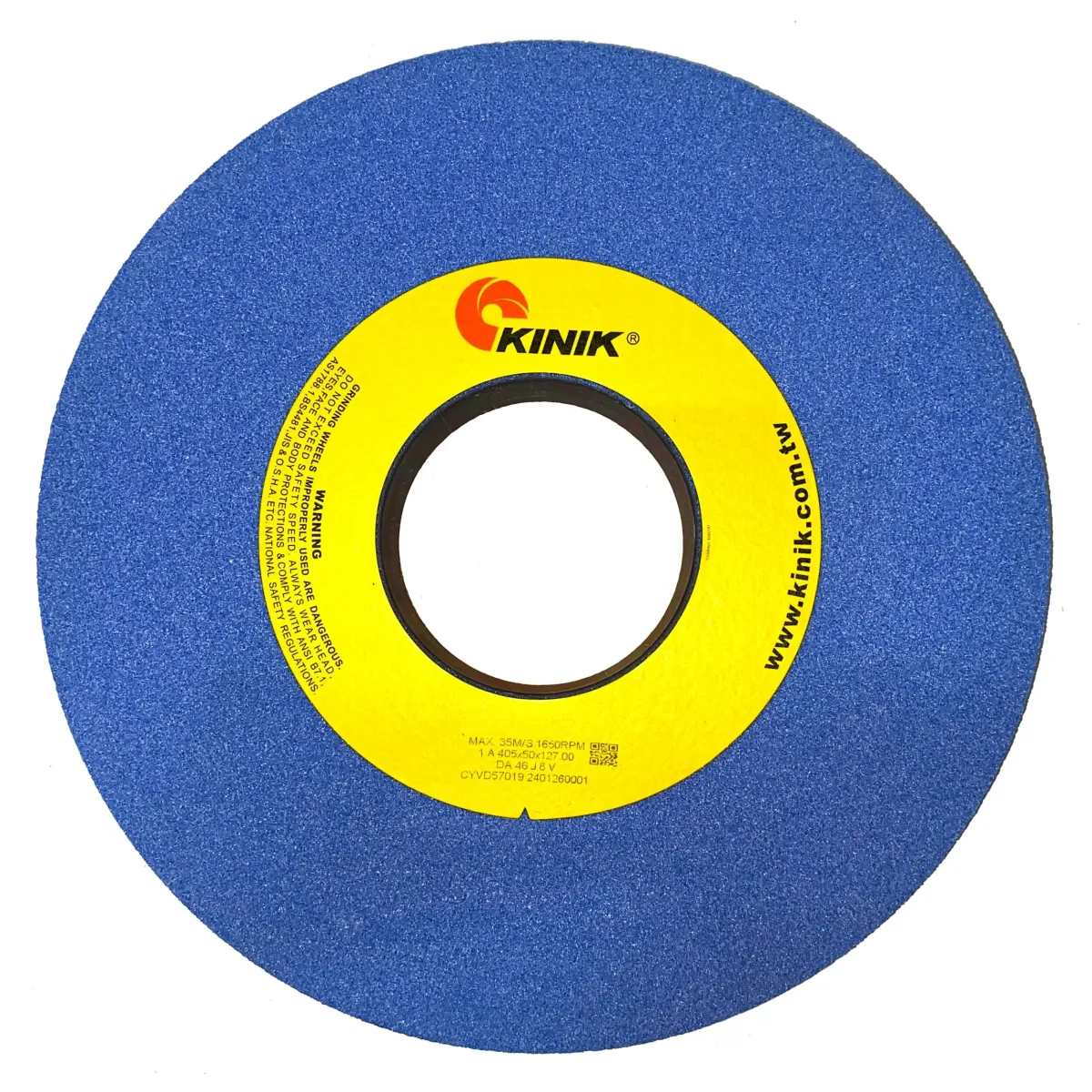 Kınık 1A 405x50x127  DA 46 J 8 V Satıh Taşlama Taşı — görsel 1
