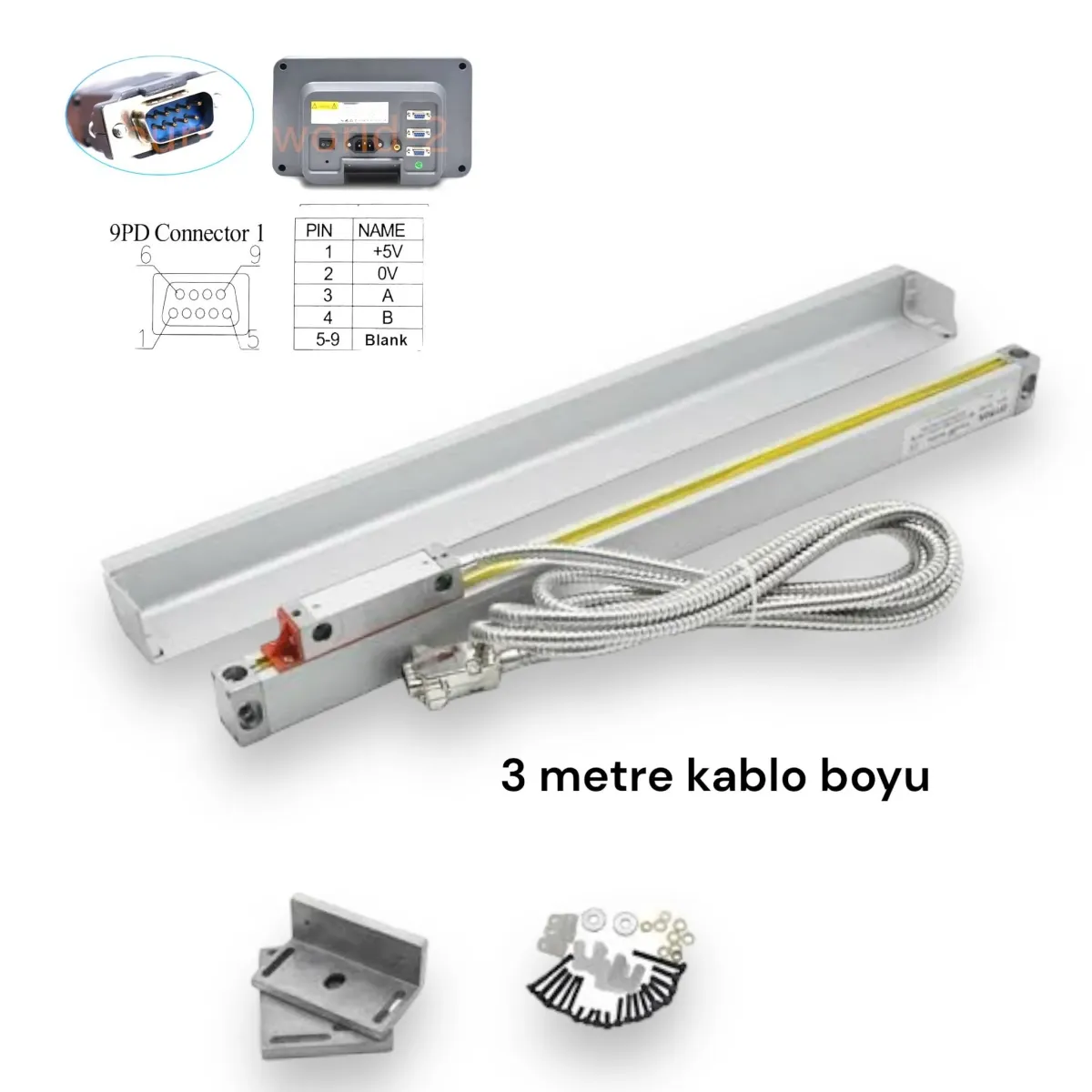 Weramax WE-350 0-350 mm Doğrusal Optik Cetvel — görsel 2
