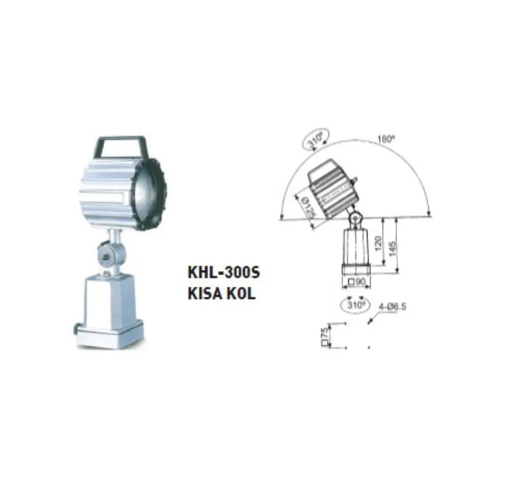 Krasnic C.KHL-300S Kolsuz Çalısma Lambası 24 Volt — görsel 1