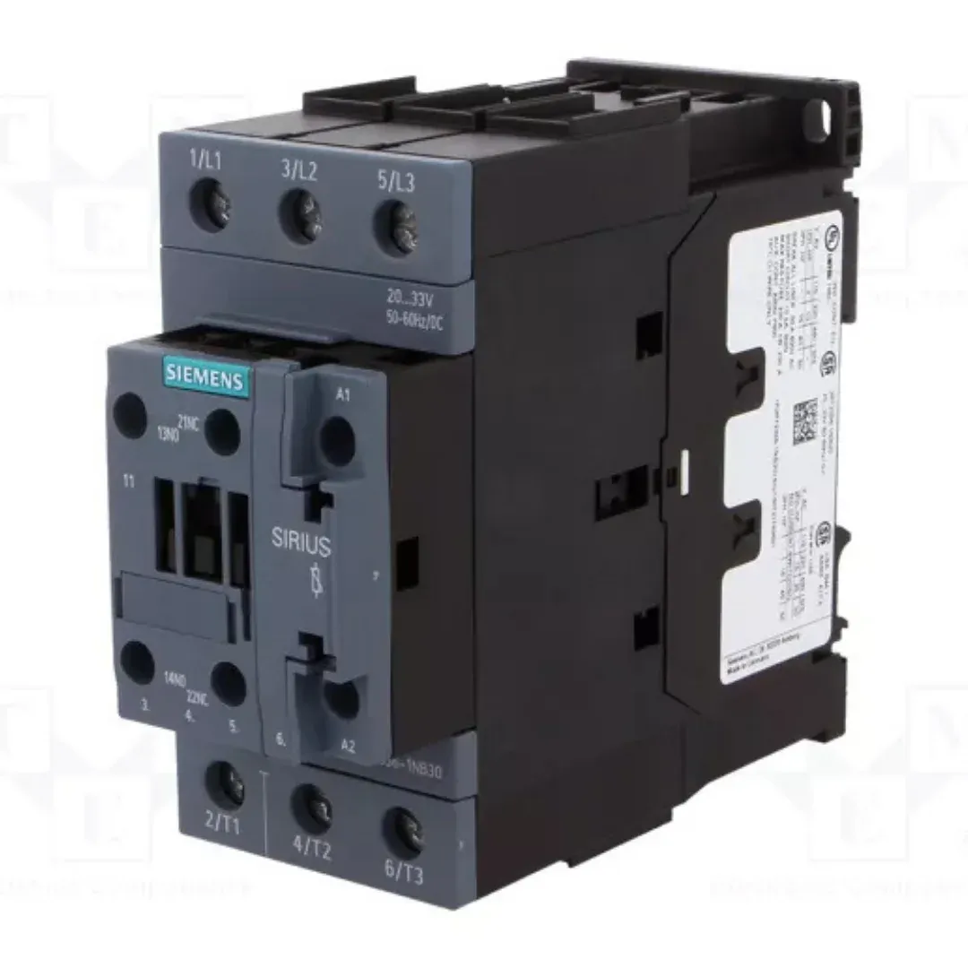 Siemens 3RT2036-1NB30 22KW 1NO+1NC 24Vdc Kontaktör — görsel 1