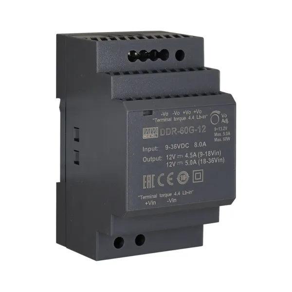 Meanwell DDR-60G-12 DC/DC Converter 12V 60W 5A Güç Kaynağı