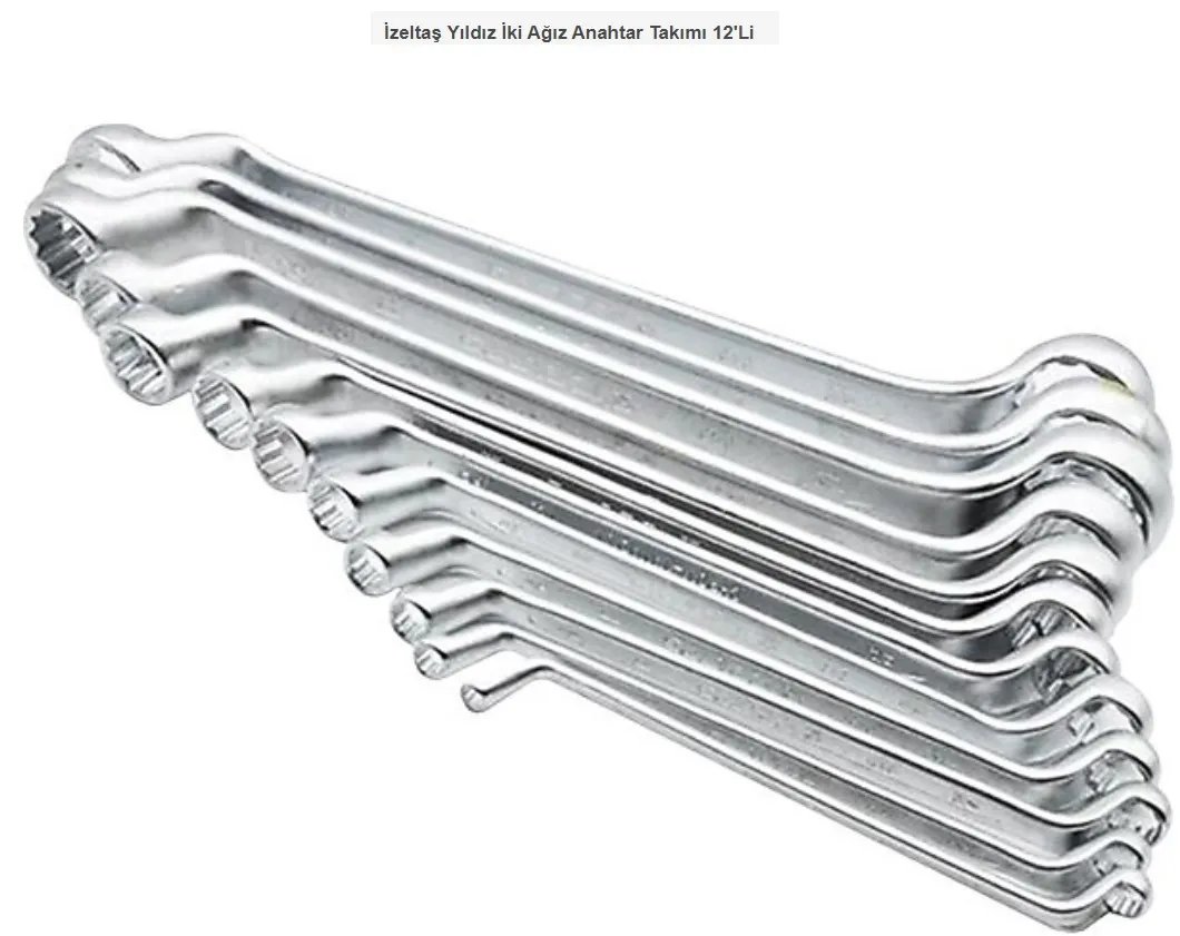 İzeltaş Yıldız Anahtar Takımı 6-32 mm 0430002112 — görsel 2
