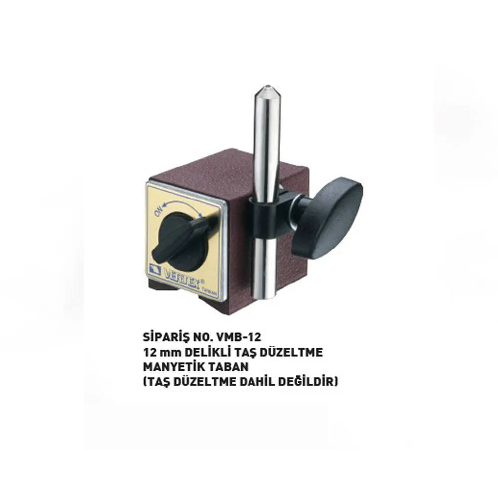 Vertex V-VMB-12 Delikli Taş Düzeltme Manyetik 60X50Mm 12mm (80Kg) — görsel 1