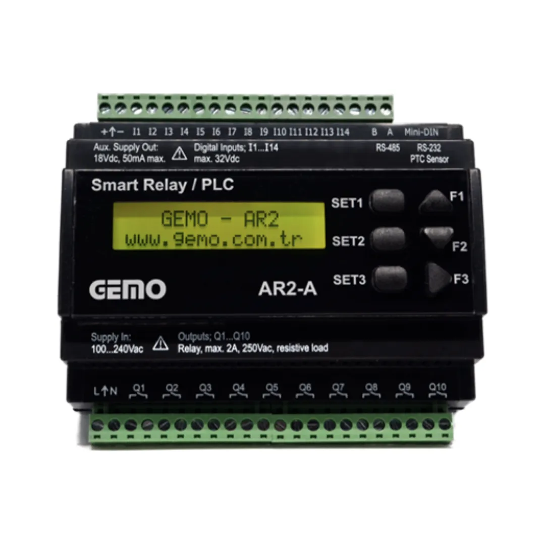 Gemo AR2-A-230VAC-14D Akıllı Röle / PLC — görsel 1