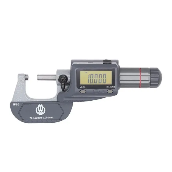 Werka 217-5950  Ip65 75-100mm/3-4" Dijital Dış Çap Mikrometresi