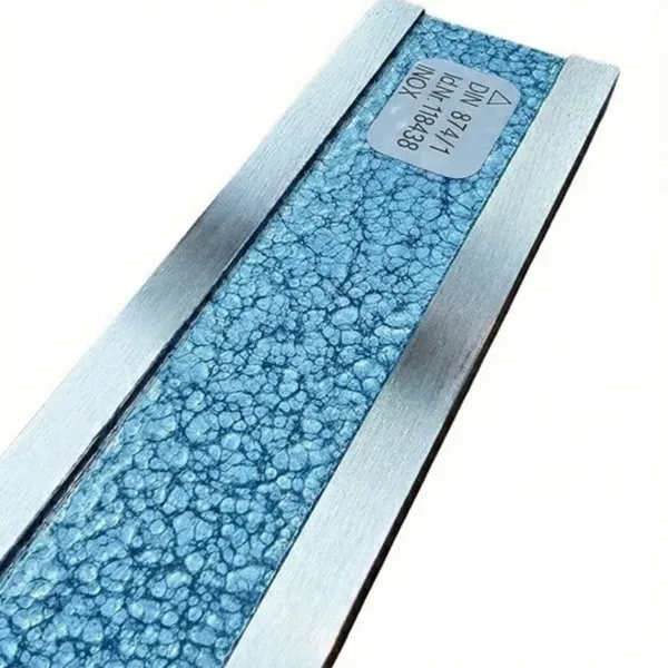 Ematek 94012500 DIN 874/1 2500x80x15mm Inox Çelik Düz Mastar
