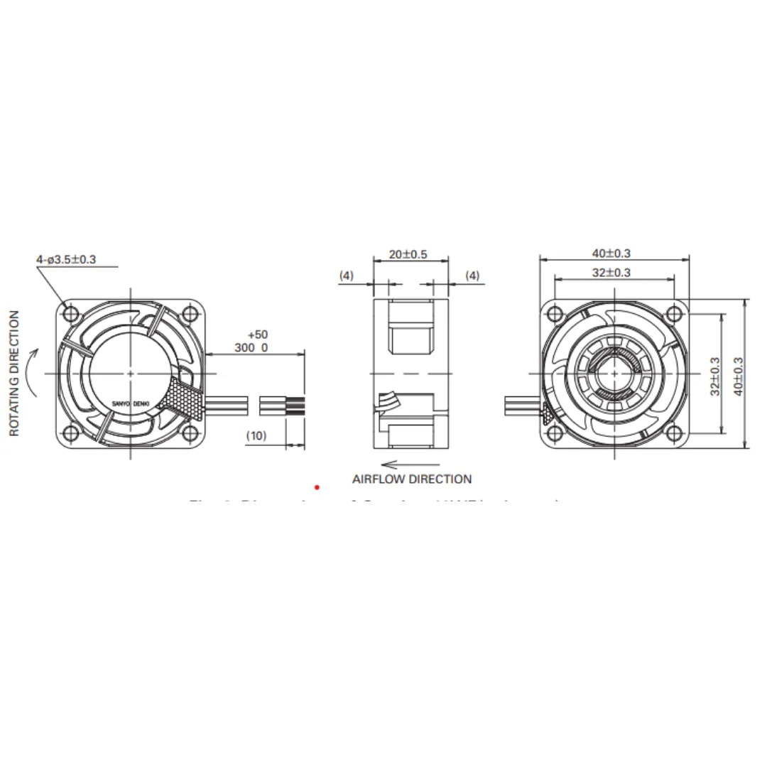 Sanyo Denki Fanuc Sürücü Fanı A90L-0001-0507#A 9WF9424F6D03 — görsel 4