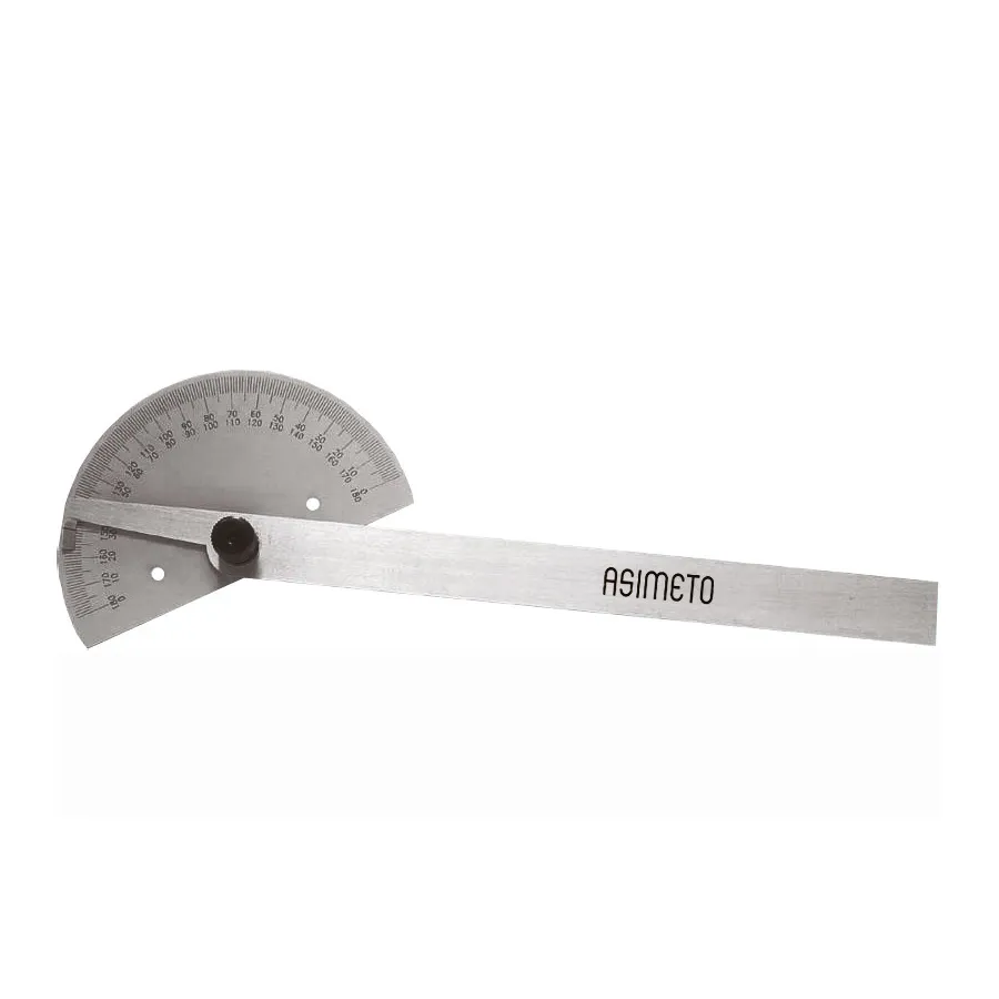 Asimeto AS-490012 85x150mm Açılı Gönye Yarı Daire Plakalı — görsel 1