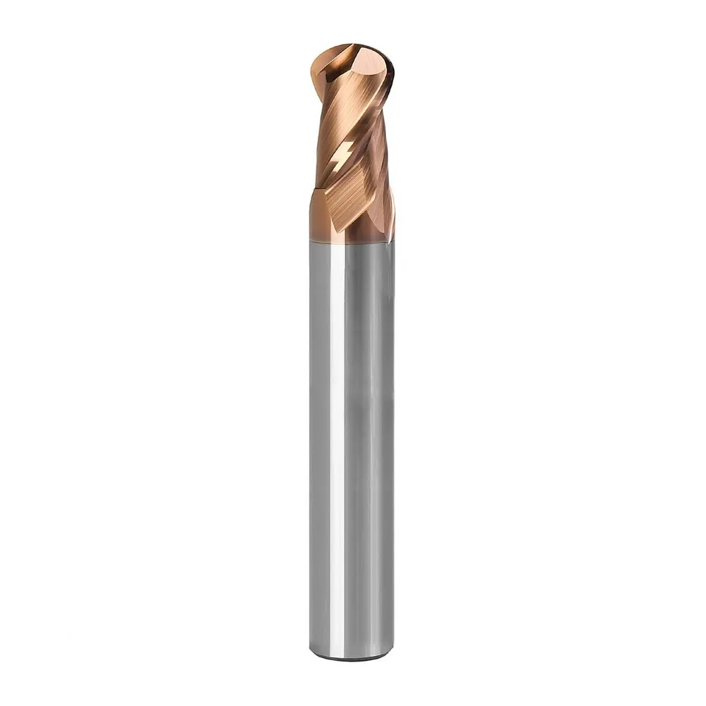 Powercutting Tools Ø4x10x100 Z2 Uzun Boy Küre Karbür Freze — görsel 1