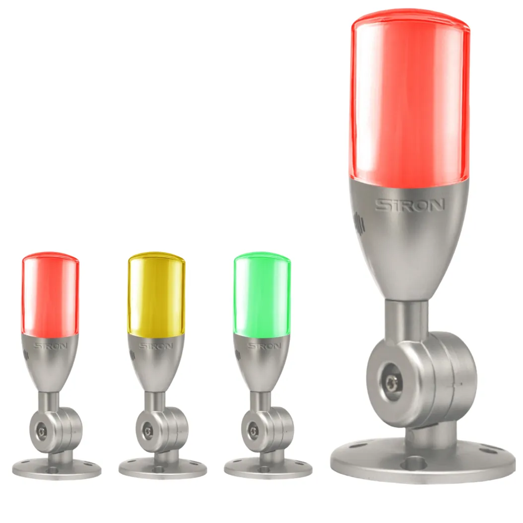 Siron D020 24V DC Buzzer 3 Renk İkaz Lambası — 1 Adet — görsel 1