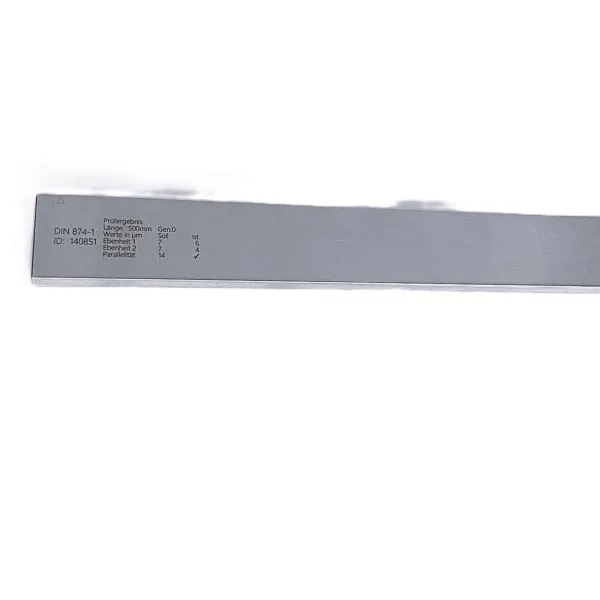Ematek 93001500 DIN 874/0 1500x70x15mm Normal Çelik Düz Mastar