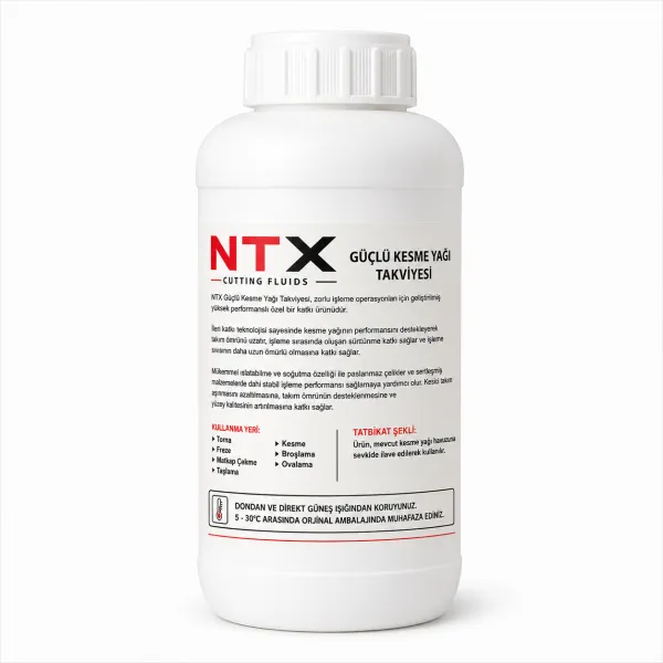 NTX Güçlü Kesme Yağı Takviyesi – Kesme Yağı Performans Artırıcı Katkı