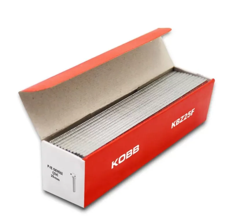 KOBB KBZ25F 25mm 2500 Adet F/E/J/8 Serisi Ağır Hizmet Tipi Kesik Başlı Çivi — görsel 4
