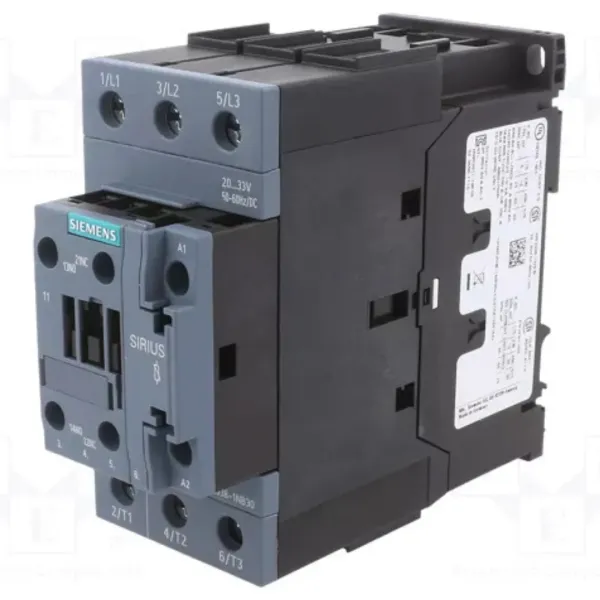Siemens 3RT2038-1NB30 37Kw 1No + 1Nc Kontaktör