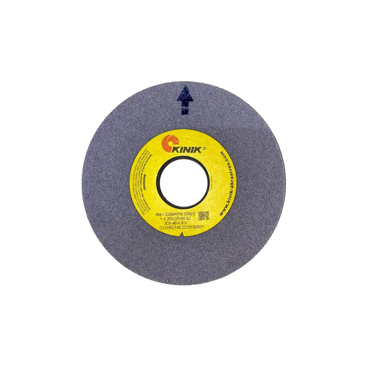 Kınık 1A 205x25x50,8  32A 46K 8V Satıh Taşlama Taşı — görsel 1