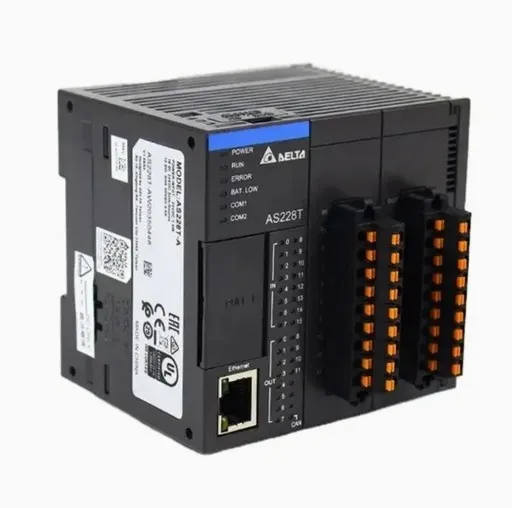 Delta AS228T-A 16DI-12NP Çıkış As228 Serisi PLC — görsel 1