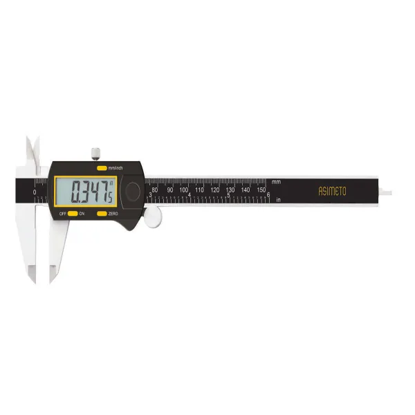 Asimeto AS-307321 0-300mmx0.01 Dijital Kumpas New Line