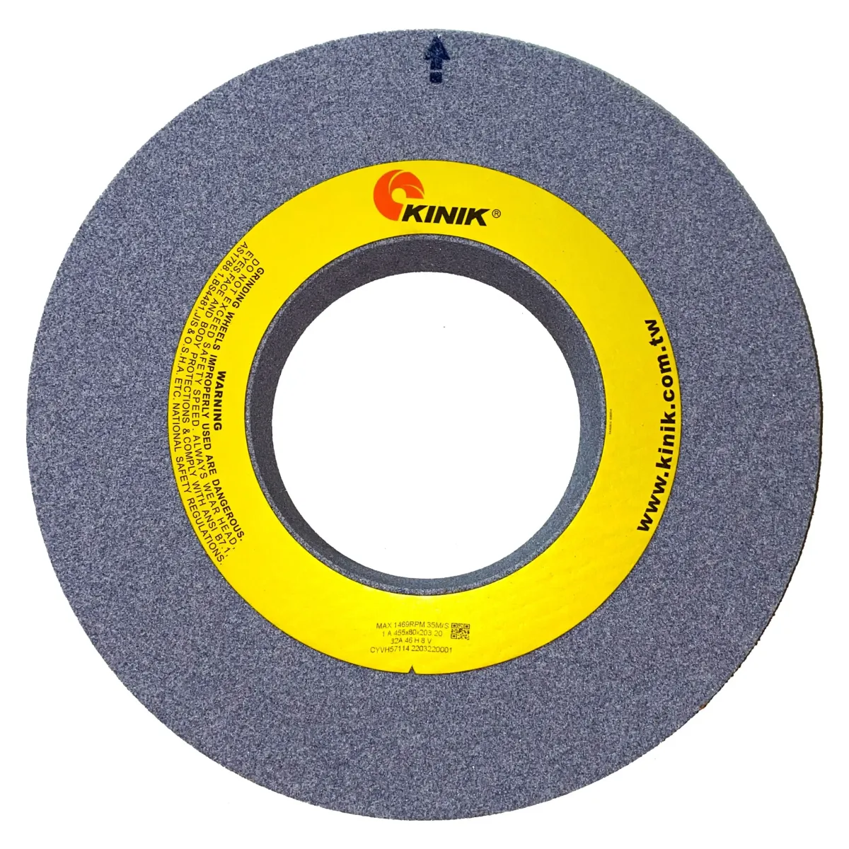 Kınık 1A 455x80x203,2  32A 46 H 8 V Taşlama Taşı — görsel 1