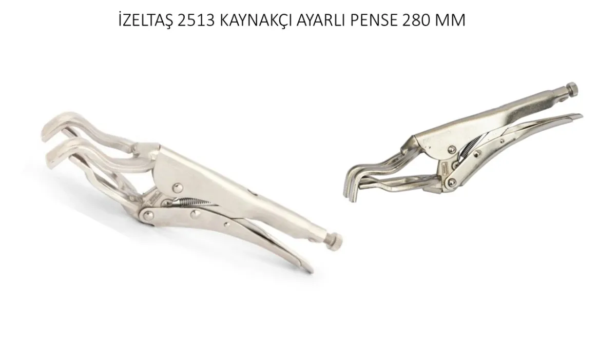 İzeltaş Kaynakçı Ayarlı Pense 280 mm (Boru İçin) 2513110280 — görsel 1