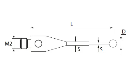 Hexagon R-0.5-TC-0.3/1-L9.75 M2 Kademeli Stylus — görsel 2