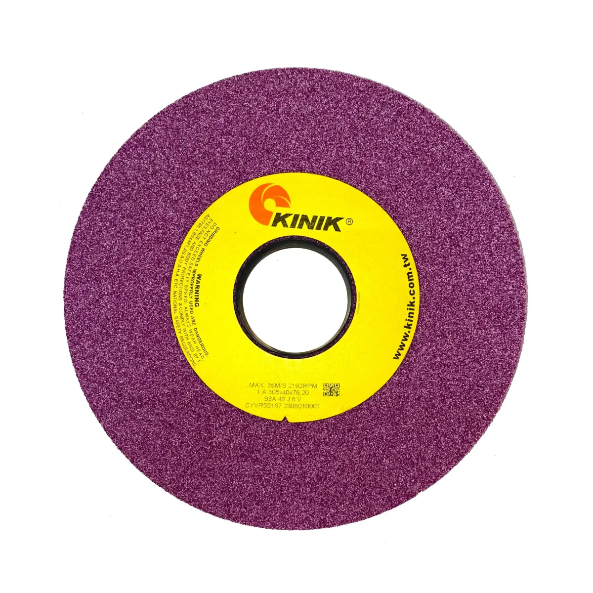 Kınık 1A 305x40x76,2  93A 46J 8V Satıh Taşlama Taşı — görsel 1