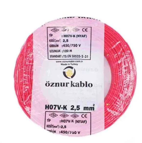 Öznur 2,5 Nyaf Kablo 100mt. — SarıYeşil — görsel 9