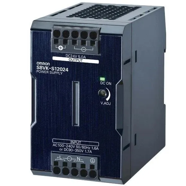 Omron S8VK-S12024 120W 24VDC 5A Ray Tipi Güç Kaynağı — görsel 1