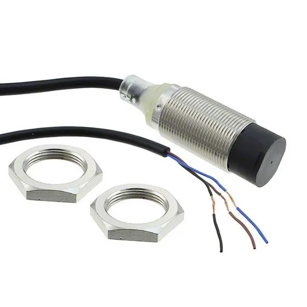 Omron E2B-M18KN16-WP-B2 2M Pirinç-Nikel Kısa Gövde M18 Çıkık Kafa Endüktif Sensör