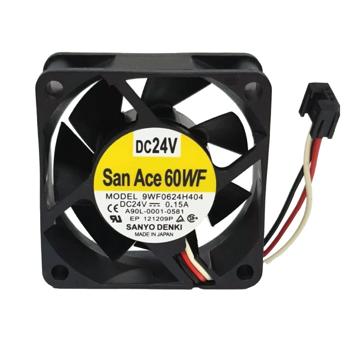 Sanyo Denki Fanuc Sürücü Fanı 60x60x25 - A90L-0001-0581 — görsel 1